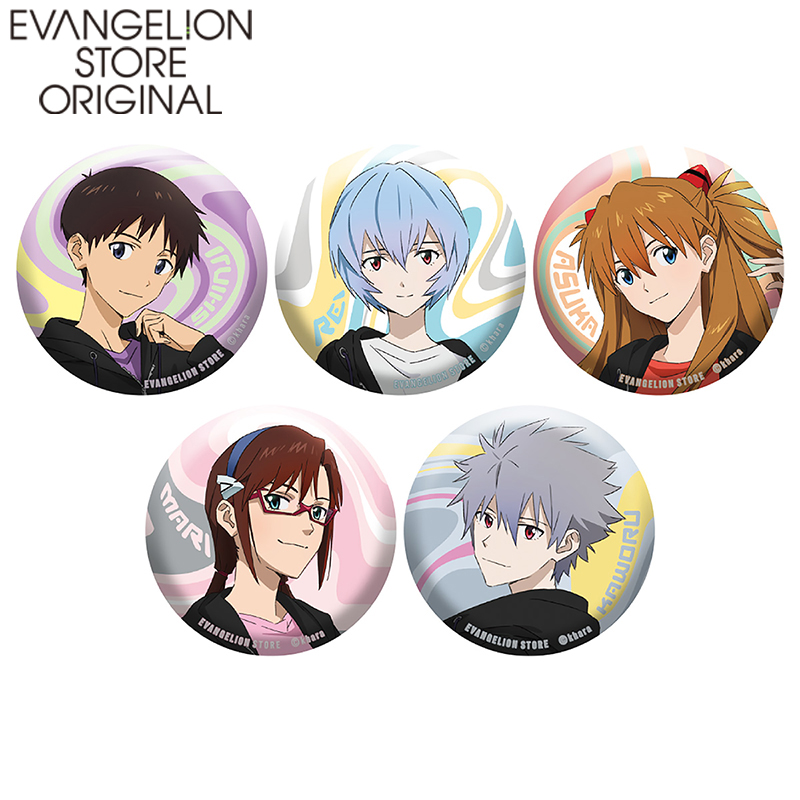 EVA STOREオリジナル 缶バッジセット/Parka style pilot [お届け予定：2023年11月上旬]: グッズ・雑貨類 |  EVANGELION STORE オンライン