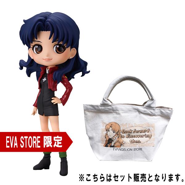 EVASTORE限定 バンプレストプライズ 「ヱヴァンゲリヲン新劇場版 Q posket-葛城ミサト-」＆トートバッグセット