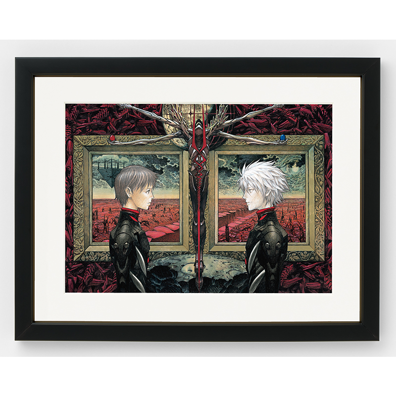 【受注生産品】【エヴァンゲリオンイラスト集2007－2017】複製画展 前田真宏複製原画M:シンジ＆カヲル S7 [お届け予定：2026年5月上旬]