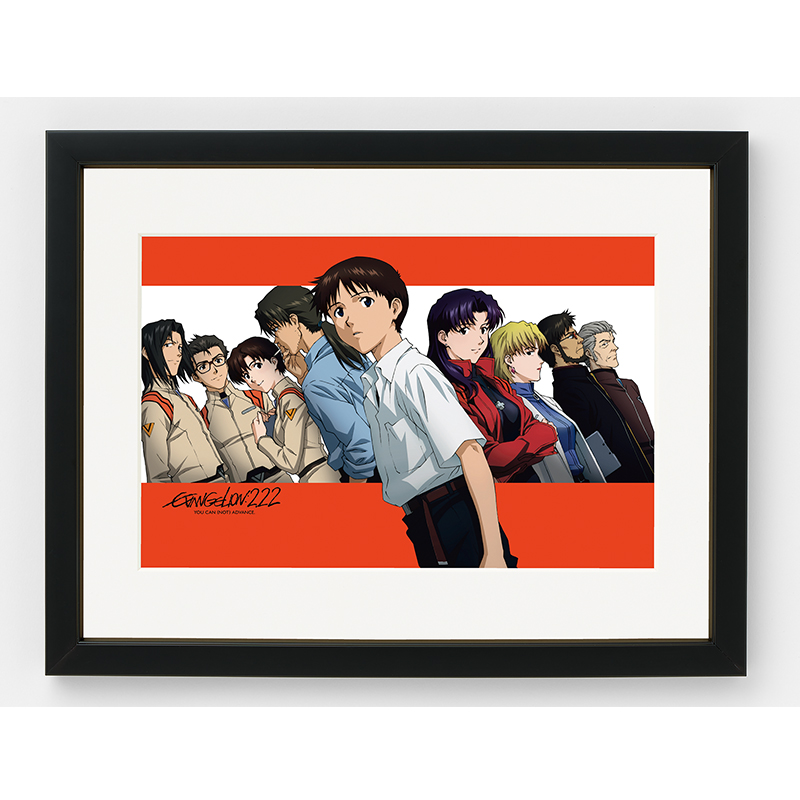 【受注生産品】【エヴァンゲリオンイラスト集2007－2017】複製画展 松原秀典複製原画M:シンジとネルフの仲間 S9 [お届け予定：2026年5月上旬]