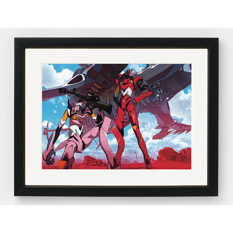 【受注生産品】【エヴァンゲリオンイラスト集2007－2017】複製画展 岩里昌則複製原画M:2号機＆8号機 S24 [お届け予定：2026年5月上旬]