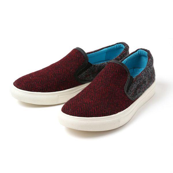 RADIO EVA 330 EVA × HarrisTweed Linkage SLIP-ONブルー（アヤナミレイ（仮称））