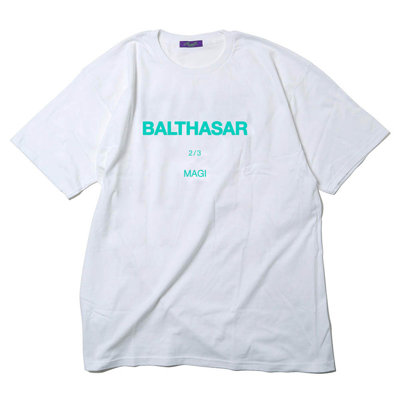 RADIO EVA 494 MAGI SYSTEM BIG T-Shirt/BALTHASAR（ホワイト×ブルー）
