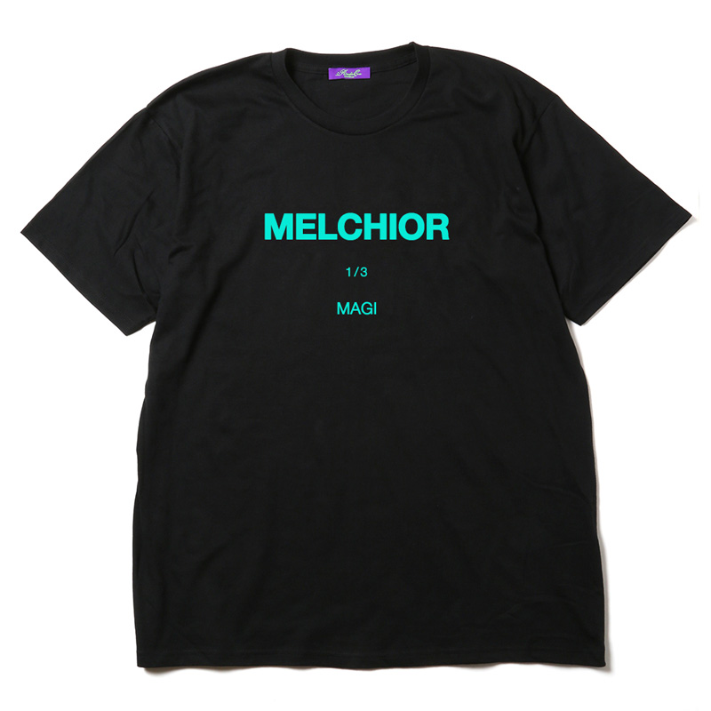 RADIO EVA 494 MAGI SYSTEM BIG T-Shirt/MELCHIOR（ブラック×ブルー）