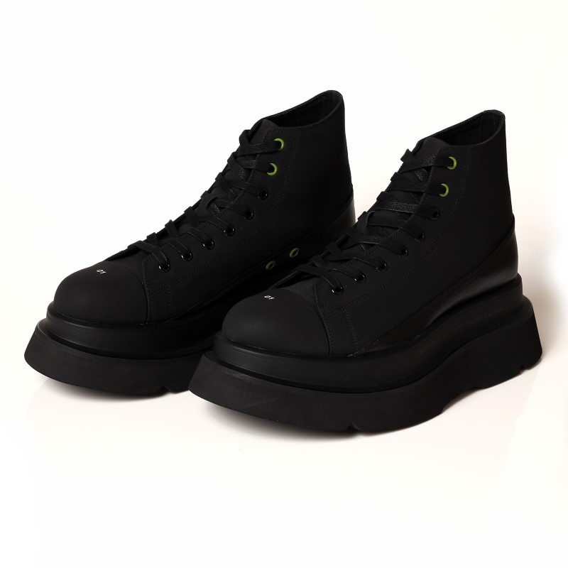 RADIO EVA A079 EVANGELION PLATFORM BOOTS/BLACK（EVA-01）/25cm