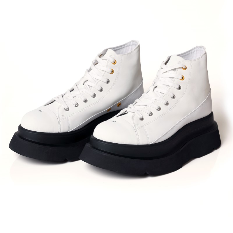 RADIO EVA A079 EVANGELION PLATFORM BOOTS/WHITE(REI)/24cm