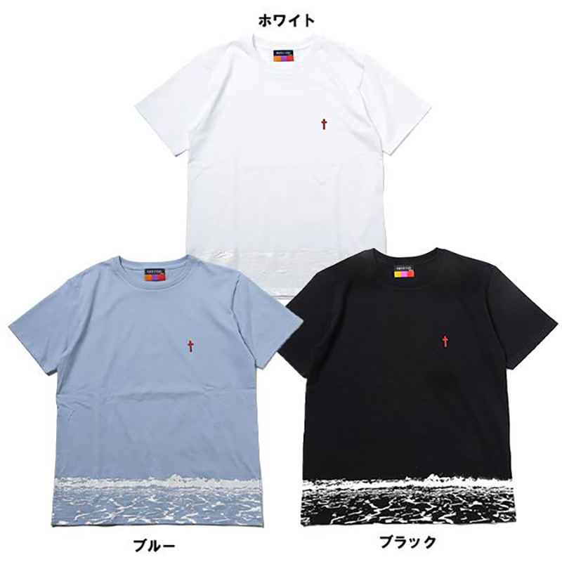 RADIO EVA 002【波打際 T-Shirt β】／ブルー