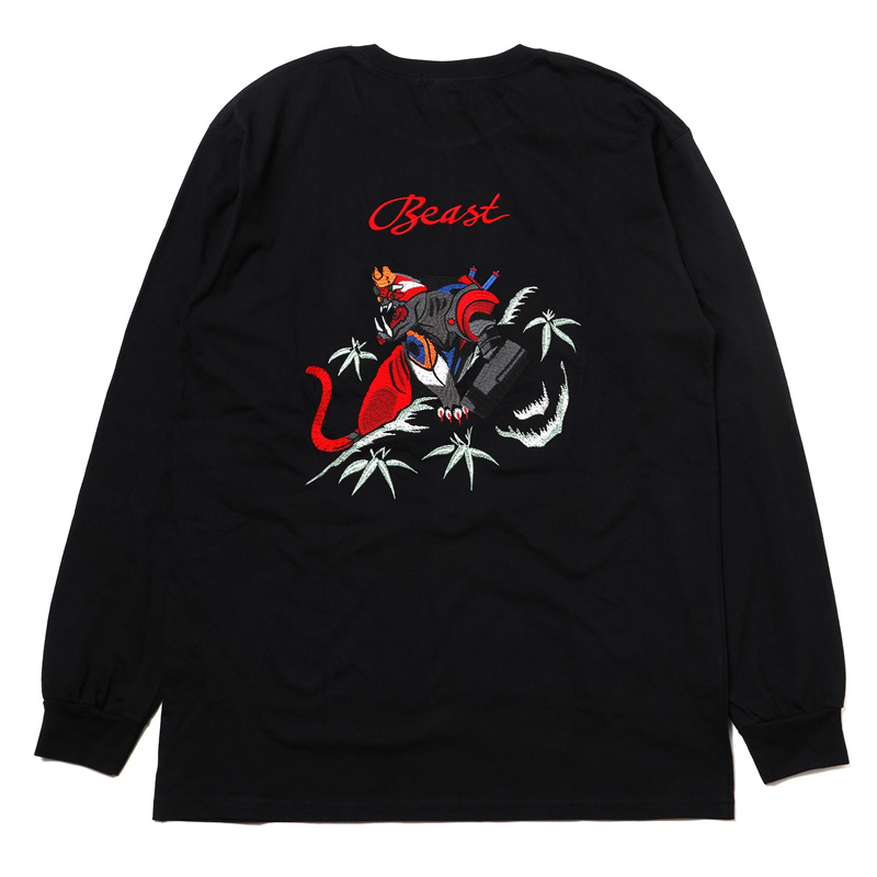RADIO EVA 814 THE BEAST EMBROIDERY Cutsew/BLACK