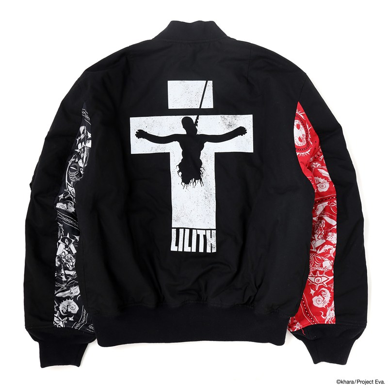 【EVANGELION:95】0119 MA-1 Jacket/BLACK