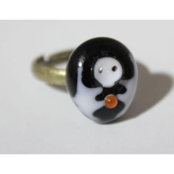 ヱヴァンゲリヲン新劇場版 トンボ玉指輪第4の使徒（黒）（ムービック）