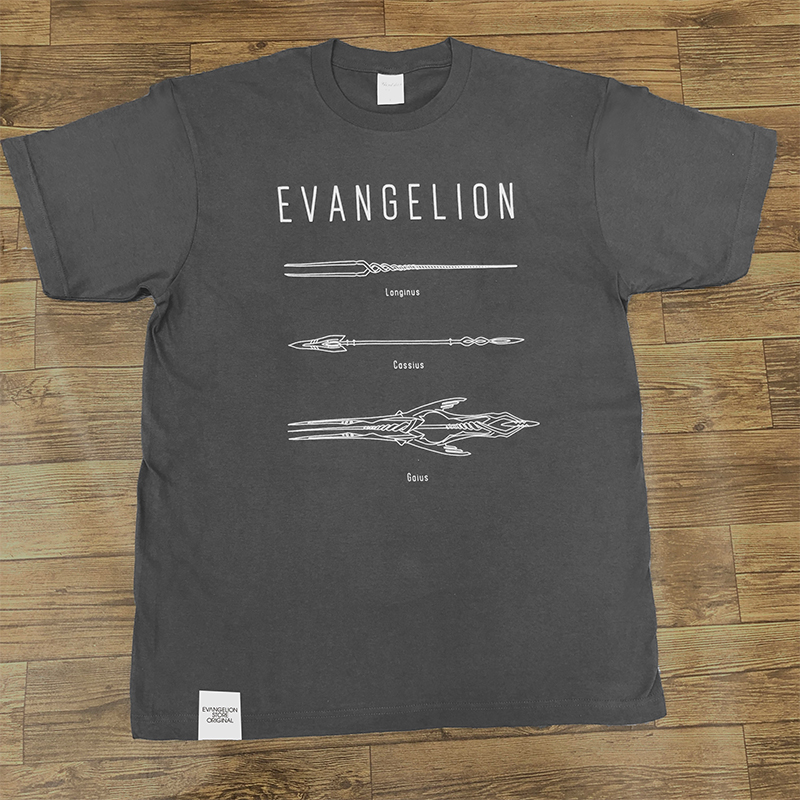 EVA STOREオリジナル Tシャツ/3本の槍/チャコールグレー