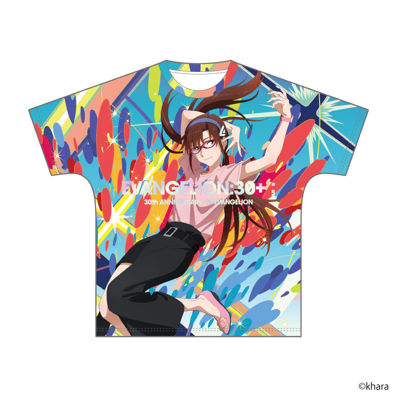 【EVANGELION:30+；】フルグラフィックＴシャツ・ロゴ/マリ [お届け予定：2026年3月中旬]