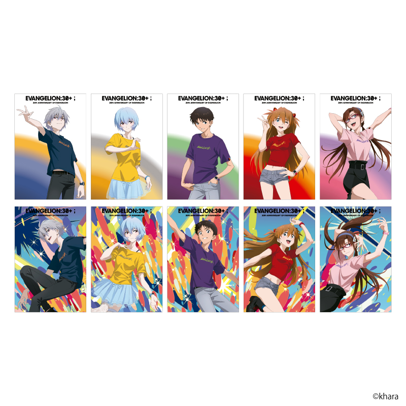 【EVANGELION:30+；】ポストカードセット＋ポストカードホルダーセット [お届け予定：2026年3月中旬]