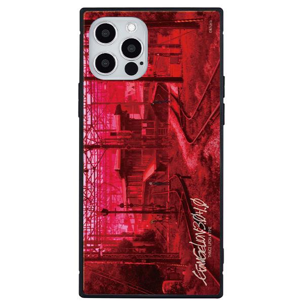 エヴァンゲリオン スクエアガラスケース/Aタイプ/iPhone 12/12Pro対応（バンダイ）