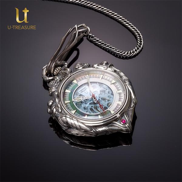 【受注生産品】エヴァｘU-TREASURE 綾波レイ 懐中時計[お届け予定：ご注文から9週間程でお届け]
