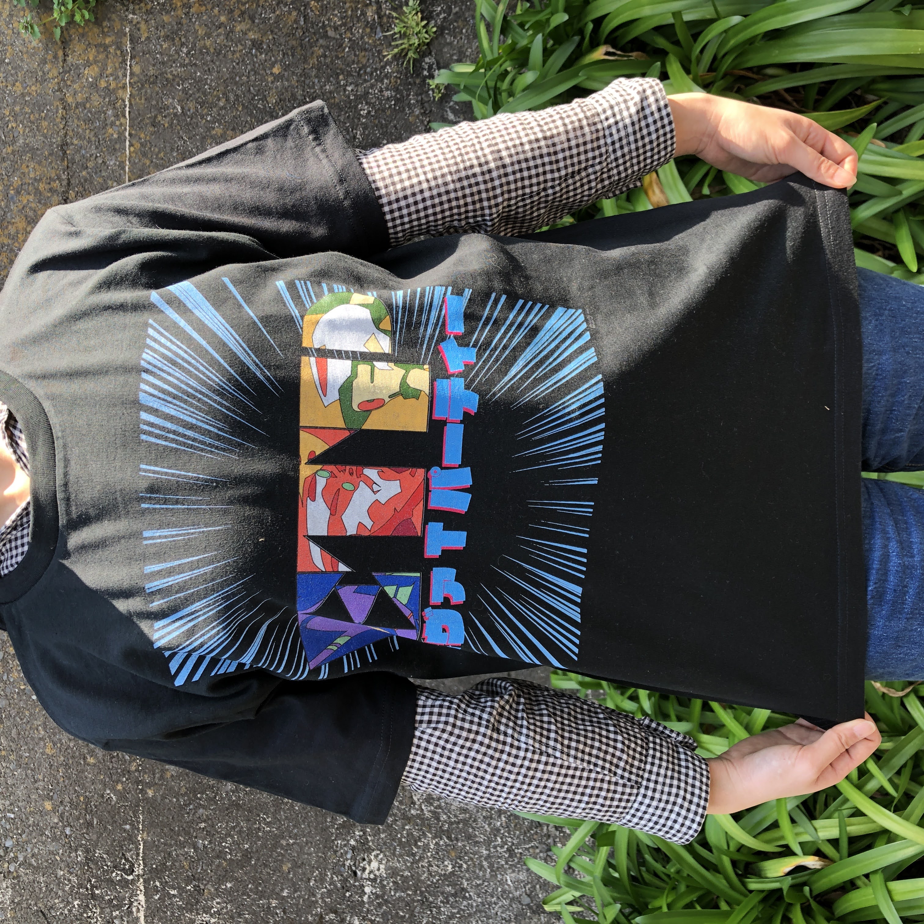 【EVATPARTY】 ロゴT（コミックアート）/ブラック