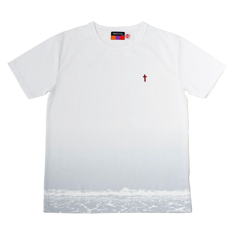 RADIO EVA 001h 【Tシャツ(波打際)】GRAY