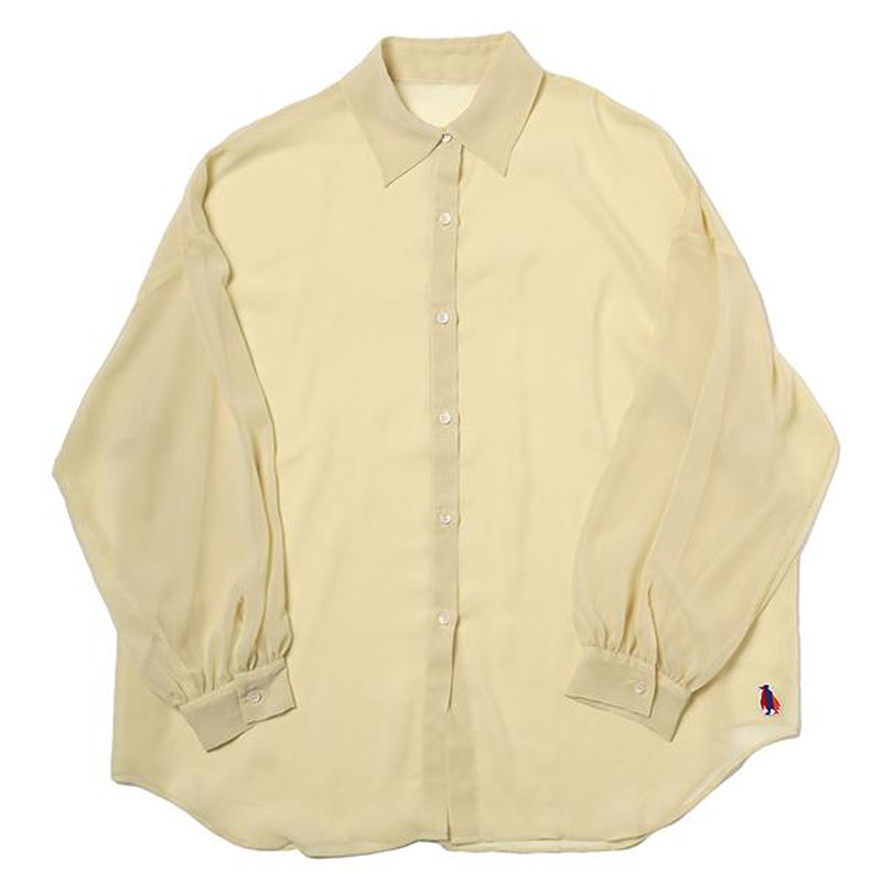 FLOWER by RADIO EVA 058】EVANGELION Sheer Shirt/OLIVE