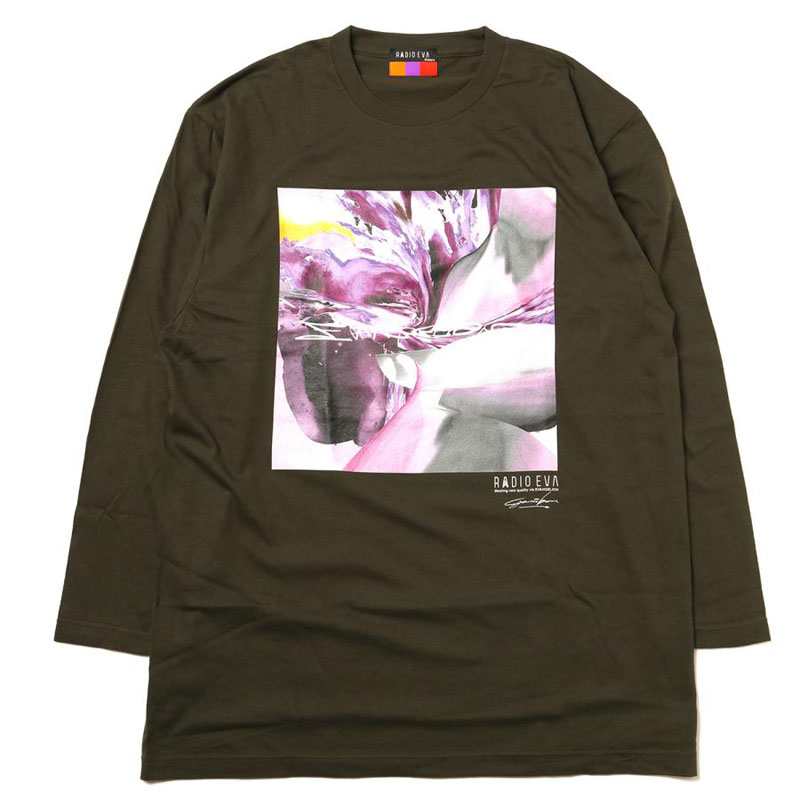 RADIO EVA A068 EVANGELION Painting Cutsew by Cigarette-burns/OLIVE（EVA-08）