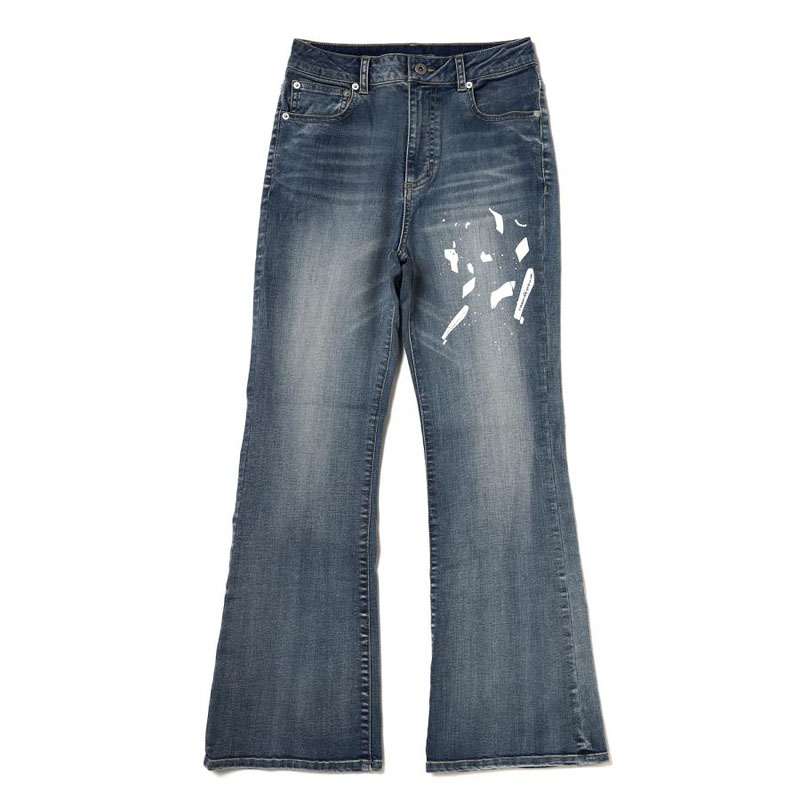RADIO EVA A065 YAMIYO FLARE DENIM/L.INDIGO