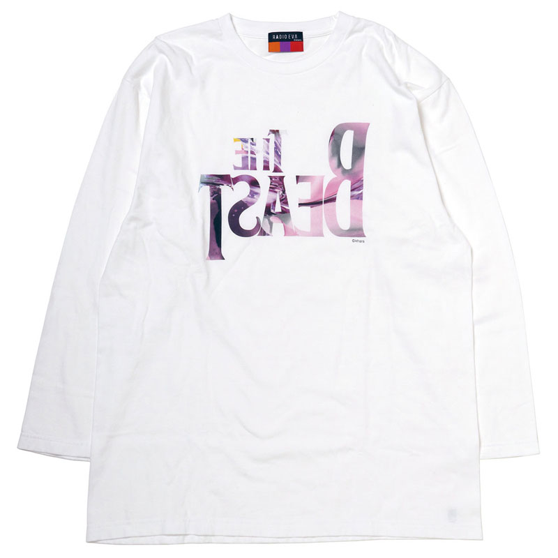 RADIO EVA A097 THE BEAST Graffiti Cutsew by Cigarette-burns/WHITE（EVA-08）