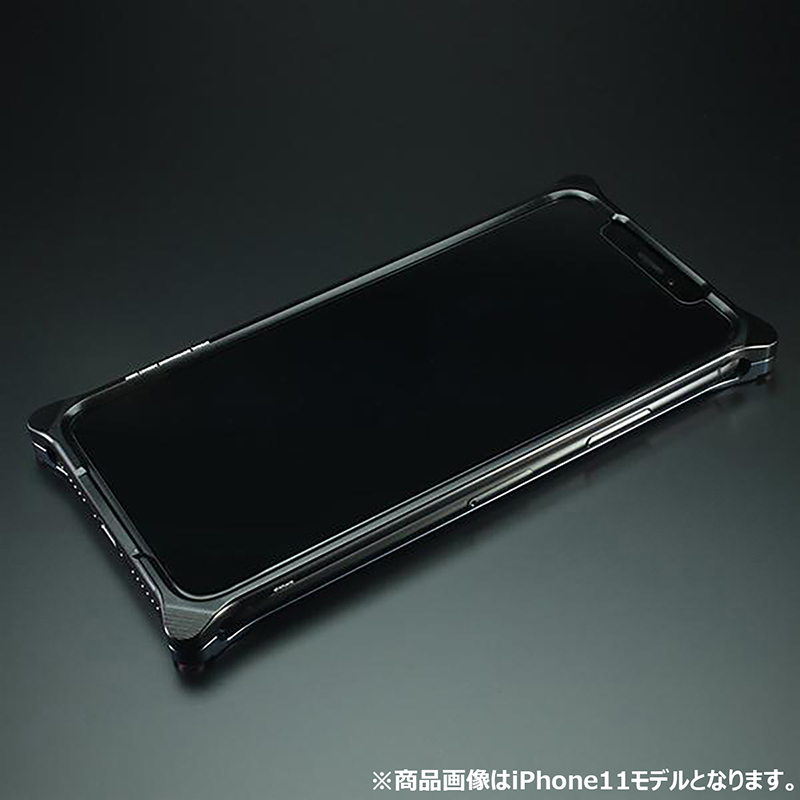 RADIO EVA A124 Solid Bumper for iPhone14pro (EVANGELION Limited)/Black×Navy（渚カヲル）