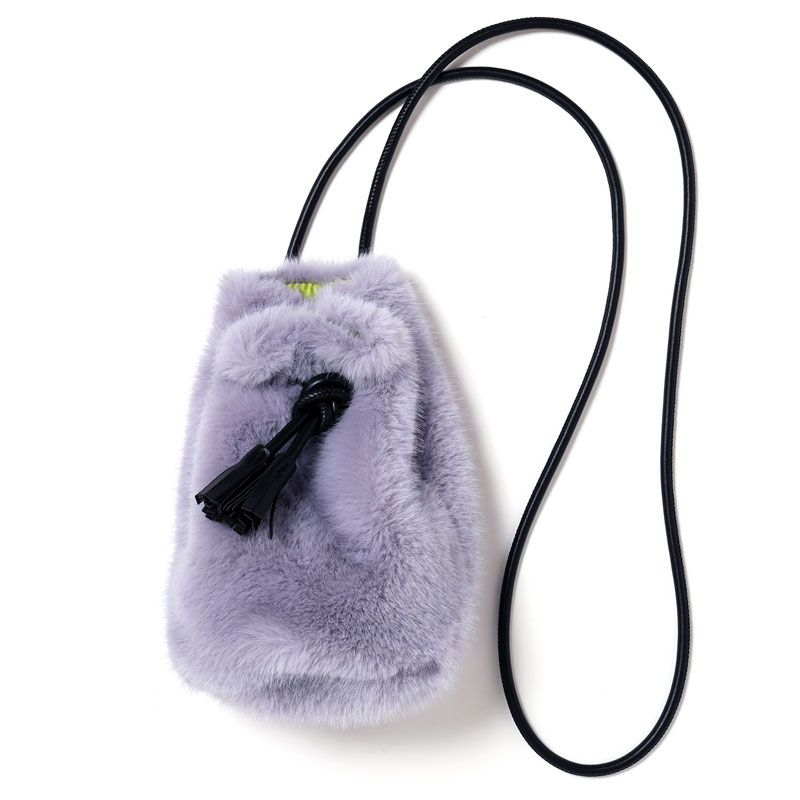 RADIO EVA A155 EVANGELION Purse Bag/PURPLE