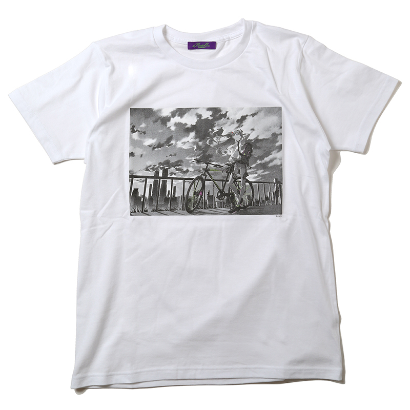 RADIO EVA 451g The bicycle ASUKA T-Shirt/ホワイト