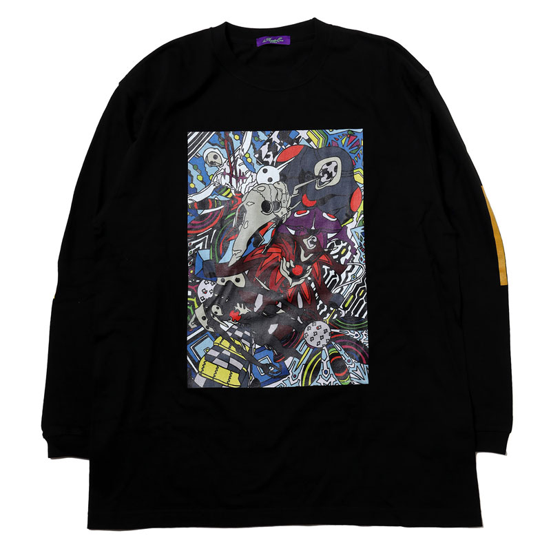 RADIO EVA 673 EVA Abstract Art Cutsew/BLACK（SHITO）