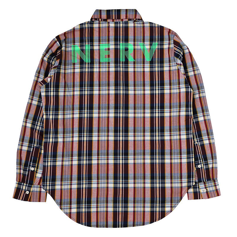 RADIO EVA A316 NERV Check Shirt（GREEN）/GREEN [お届け予定：2025年12月上旬]