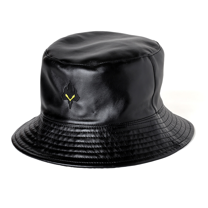 【RADIO EVA"THE 30"】C058 EVA-01 Vegan Leather Hat by KANGOL/BLACK [お届け予定：2025年12月下旬]