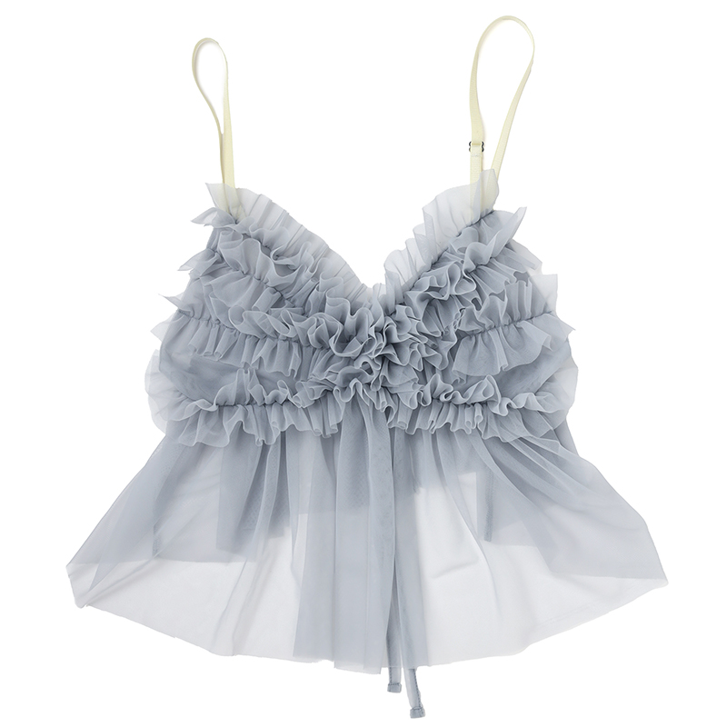 RADIO EVA A326 EVANGELION Tulle Camisole/GRAY [お届け予定：2026年3月]