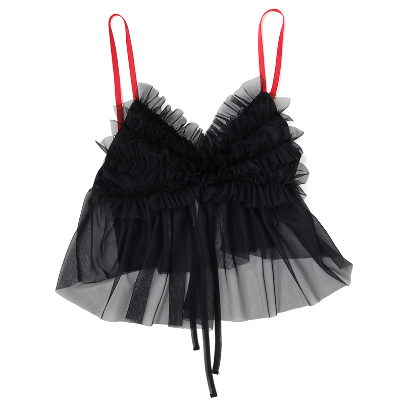 RADIO EVA A326 EVANGELION Tulle Camisole/BLACK [お届け予定：2026年3月]