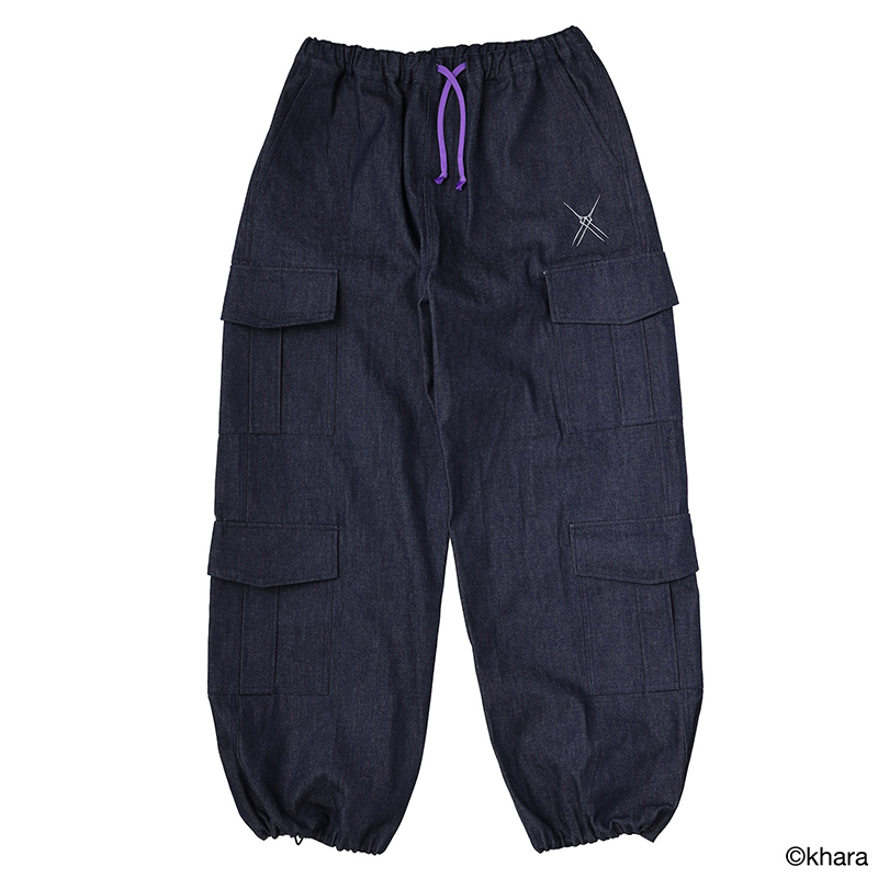 RADIO EVA A337 LONGINUS DENIM CARGO PANTS/INDIGO [お届け予定：2026年6月中旬]