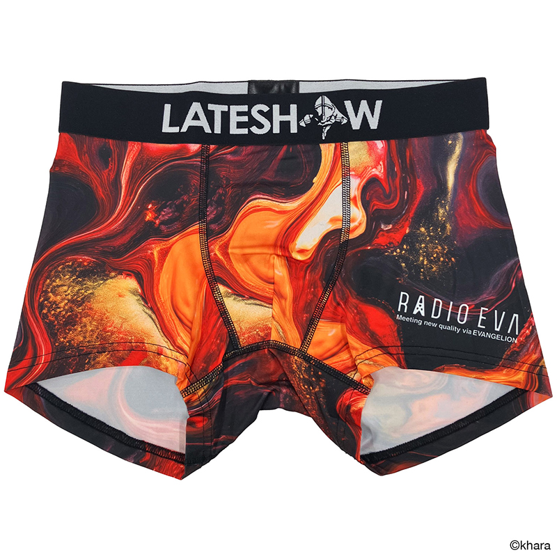【RADIO EVA"THE 30"】 C060 EVANGELION Vortex Boxer by LATESHOW/RED [お届け予定：2026年4月上旬]