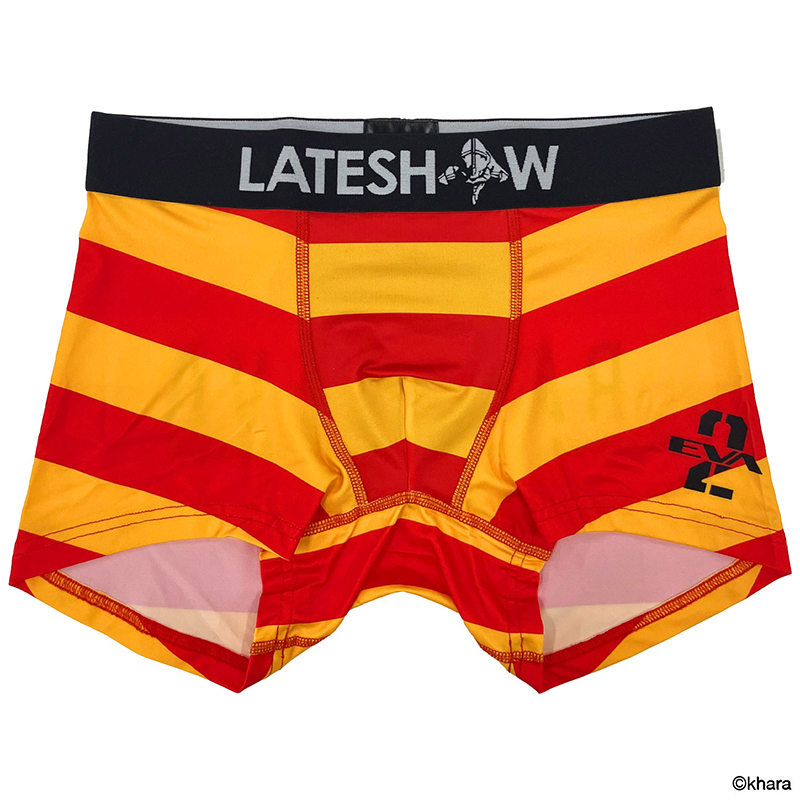【RADIO EVA"THE 30"】 C061 EVANGELION Border Boxer by LATESHOW/RED [お届け予定：2026年4月上旬]