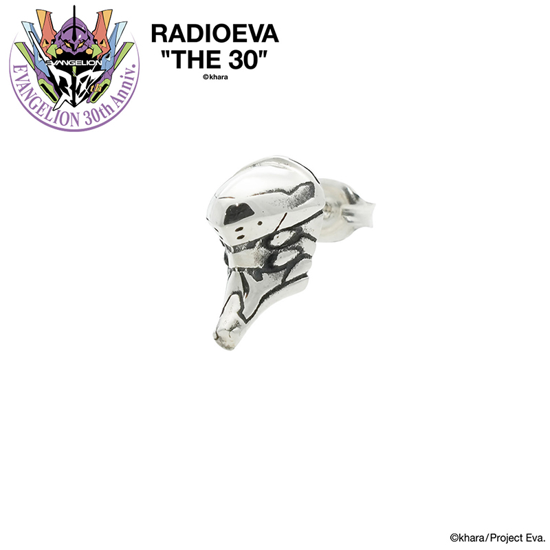 【受注生産品】【RADIO EVA"THE 30"】C066 EVANGELION FACE PIERCED EARRINGS by JAM HOME MADE/EVA-02