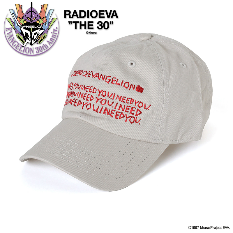 【RADIO EVA"THE 30"】C086 RADIO EVA×IKUMI EMBROIDERY CAP by OpenFolders / PUTTY [お届け予定：2026年6月上旬]