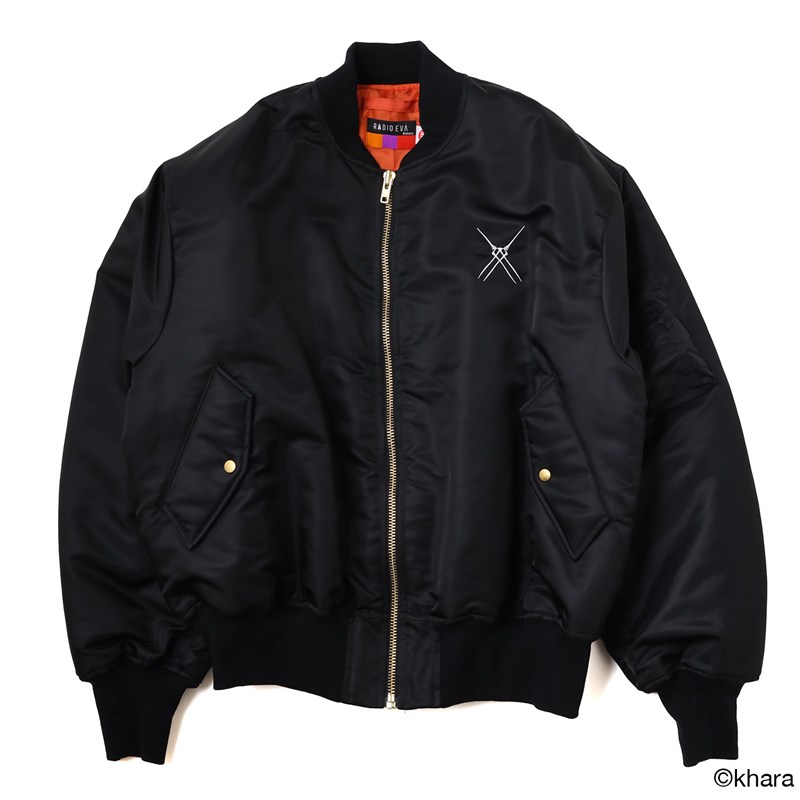 【RADIO EVA"THE 30"】C089 MOVE MA-1 Jacket/BLACK [お届け予定：2026年10月中旬]