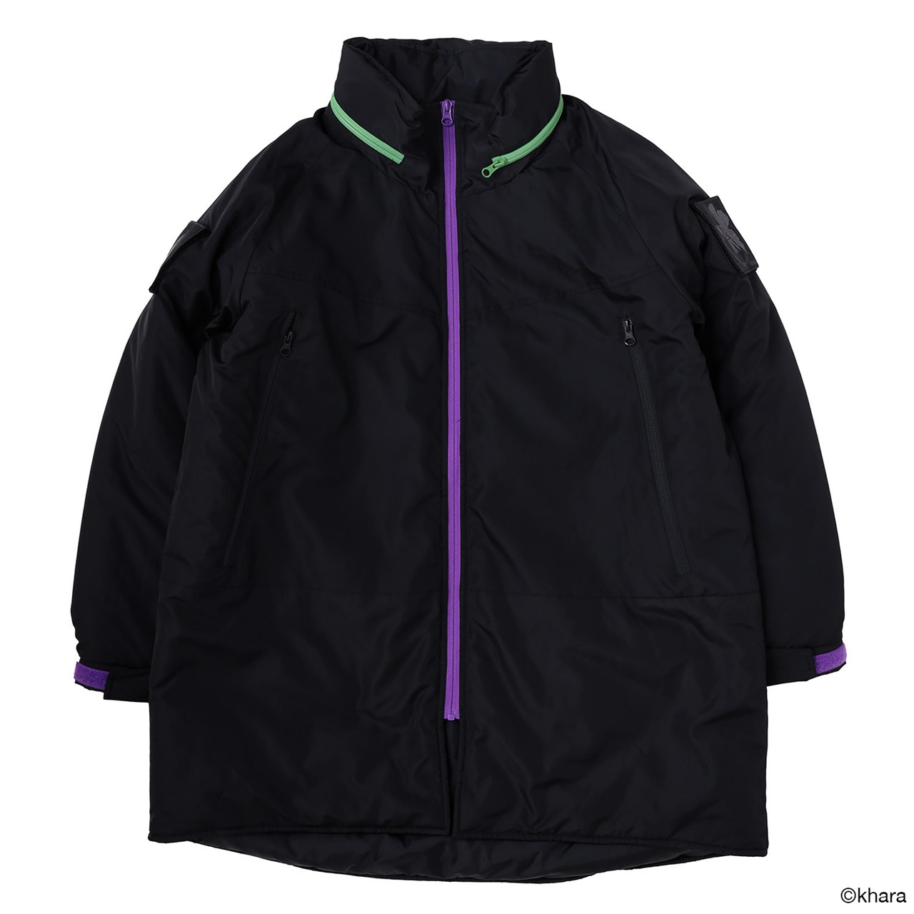 RADIO EVA A355 EVANGELION TEST TYPE-01 MONSTER PARKA/BLACK