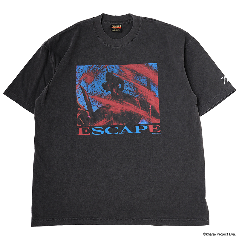 【EVANGELION:95】0075 T-Shirt/BLACK