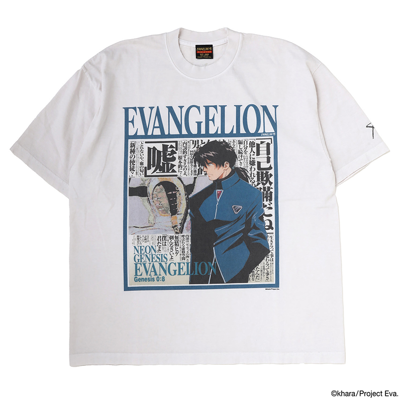 【EVANGELION:95】0093 T-Shirt/WHITE/L