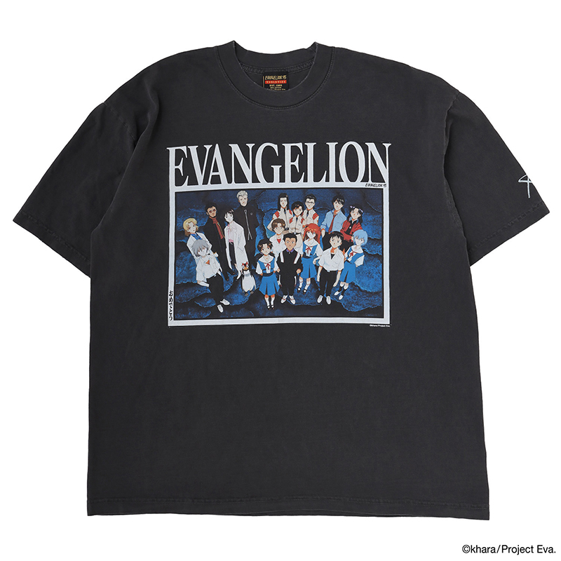 【EVANGELION:95】0096 T-Shirt/BLACK/L