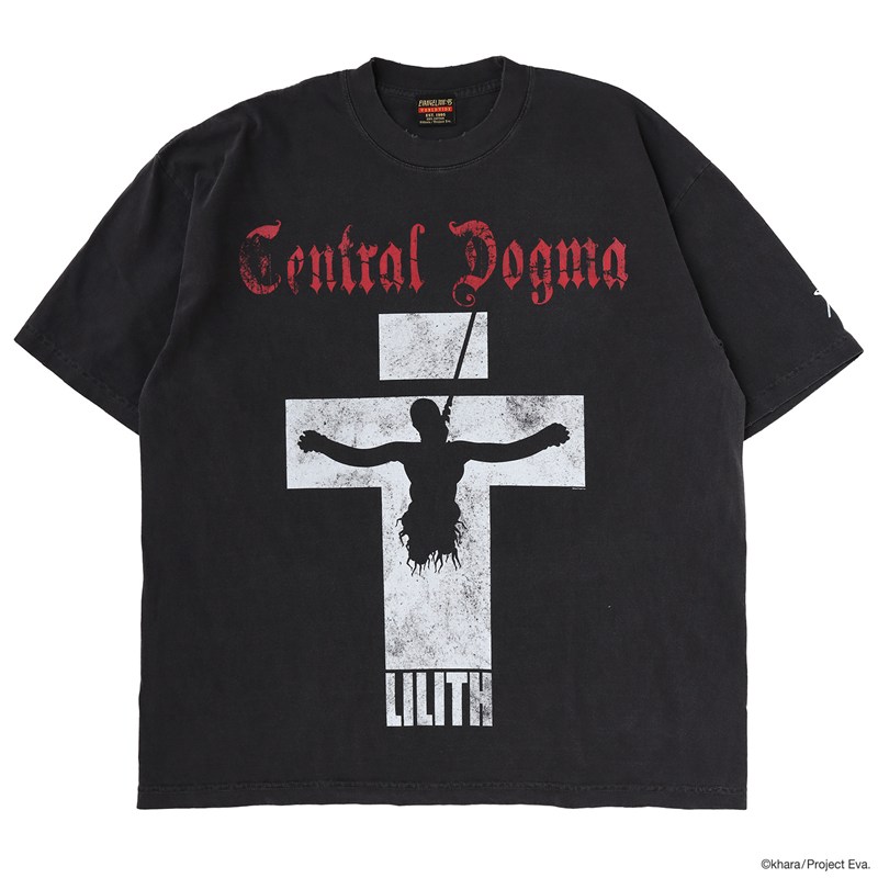 【EVANGELION:95】0106 T-Shirt/BLACK/L