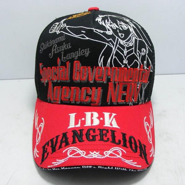 【EVAｘLOW BLOW KNUCKLE】アスカメッシュキャップ/BLACK