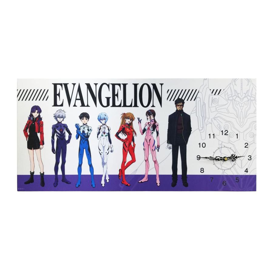 エヴァンゲリオン ロングパネル壁掛け時計（アサミズカンパニー）