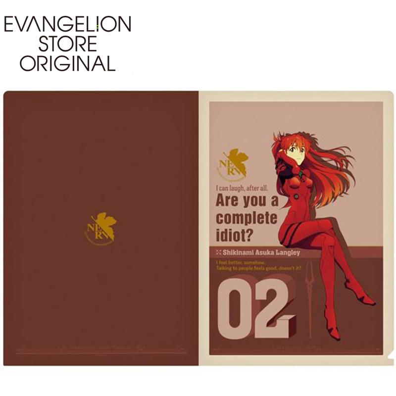 EVASTORE TOKYO-01 パイロットクリアファイル/アスカ(レトロカラー)