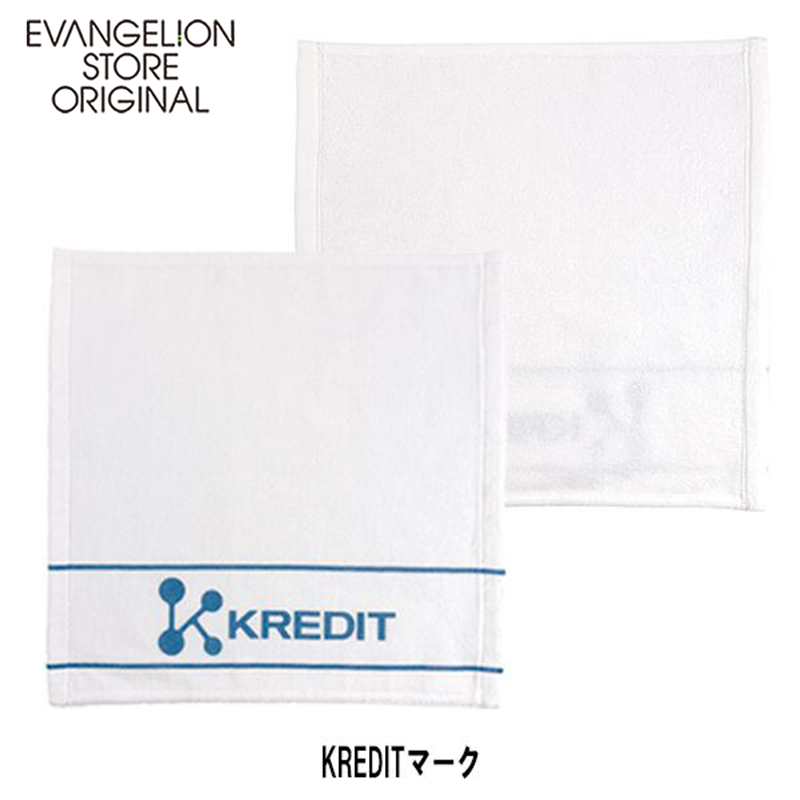 EVA STORE オリジナルミニタオル(ホワイト)/KREDITマーク