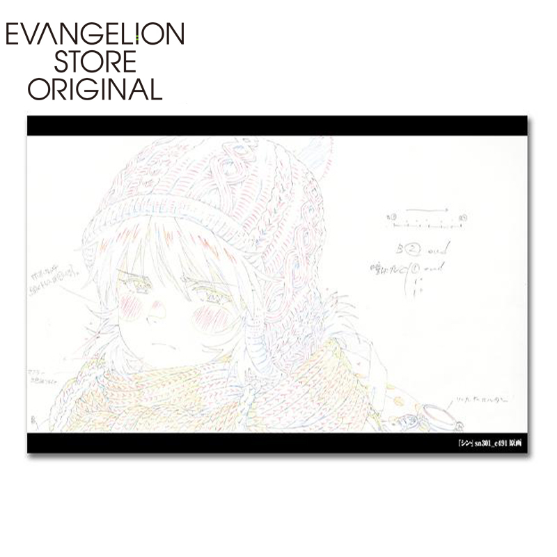 EVA STOREオリジナル『シン・エヴァンゲリオン劇場版』原画ポストカード/アスカ・少女