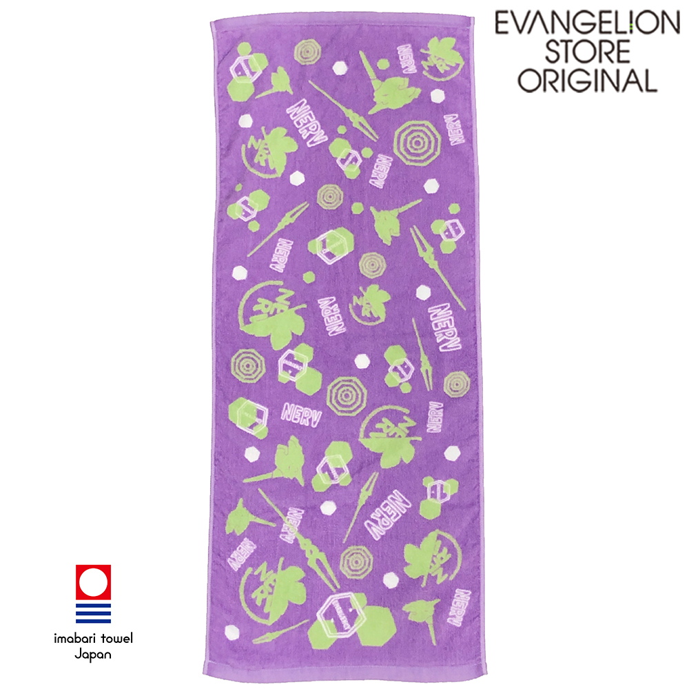 EVA STORE オリジナル 今治フェイスタオル/NERV柄